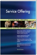 Service Offering A Complete Guide - 2019 Edition