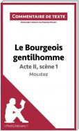 Le Bourgeois gentilhomme de Molière - Acte II, scène 1 (Commentaire de texte)