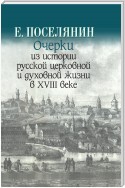 Очерки из истории русской церковной и духовной жизни в XVIII веке