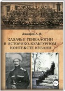 Казачьи генеалогии в историко-культурном контексте Кубани (на материалах родословной атамана В.Г. Науменко)