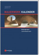 Mauerwerk-Kalender 2017