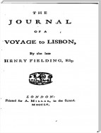 Journal of a Voyage to Lisbon