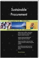 Sustainable Procurement A Complete Guide - 2020 Edition