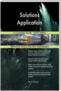 Solutions Application A Complete Guide - 2020 Edition