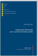 Verleihung der Toleranzringe am 12. Juni 2012 in Frankfurt am Main