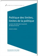 Politique des limites, limites de la politique