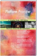 Platform Provider A Complete Guide - 2019 Edition