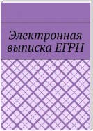 Электронная выписка ЕГРН