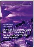 Почему не состоялся коммунизм? (Кто виноват? Что делать? Куда идти?) / Why has the communism still not turned out? (Who is guilty? What should be done? Where to go?)