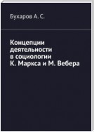 Концепции деятельности в социологии К. Маркса и М. Вебера