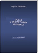 Осень в фиолетовых чернилах. Стихи и рассказы