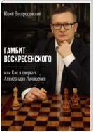 Гамбит Воскресенского, или Как я свергал Александра Лукашенко