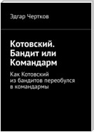 Котовский. Бандит или Командарм. Как Котовский из бандитов переобулся в командармы