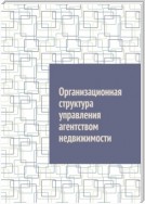 Организационная структура управления агентством недвижимости