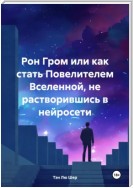 Рон Гром или как стать Повелителем Вселенной, не растворившись в нейросети. Часть первая. Сын