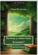 Почему у совы глаза большие? Детство в стихах