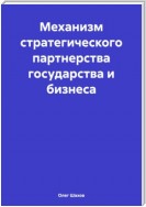 Механизм стратегического партнерства государства и бизнеса