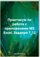 Практикум по работе с приложением MS Excel. Задания 7_12