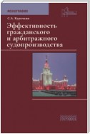 Эффективность гражданского и арбитражного судопроизводства