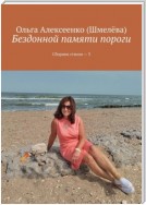 Бездонной памяти пороги. Сборник стихов – 3