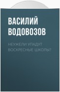 Неужели упадут воскресные школы?