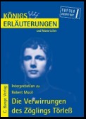 Die Verwirrungen des Zöglings Törleß von Robert Musil. Textanalyse und Interpretation.