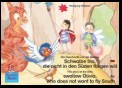 Die Geschichte von der kleinen Schwalbe Ina, die nicht in den Sünden fliegen will. Deutsch-Englisch. / The story of the little swallow Olivia, who does not want to fly South. German-English.