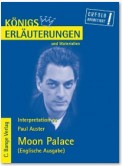 Moon Palace von Paul Auster. Textanalyse und Interpretation in englischer Sprache.