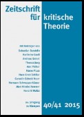 Zeitschrift für kritische Theorie