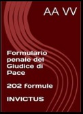 Formulario penale del Giudice di Pace