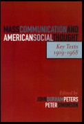 Mass Communication and American Social Thought