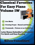 Classical Favorites for Easy Piano  Volume 1 W