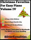 Christmas Favorites for Easy Piano Volume 1 V