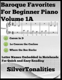 Baroque Favorites for Beginner Piano Volume 1 A