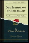 Ode; Intimations of Immortality