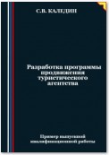 Разработка программы продвижения туристического агентства