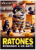 Ratones Robando a un Gato